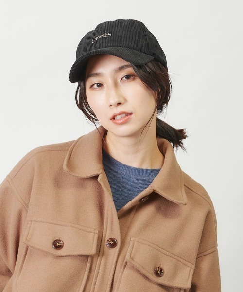 CONVERSE（コンバース）の「CONVERSE CORDUROY CAP（キャップ・レディース・ブラック/ベージュ/アイボリー/サックスブルー・FREE）」の8枚目の写真