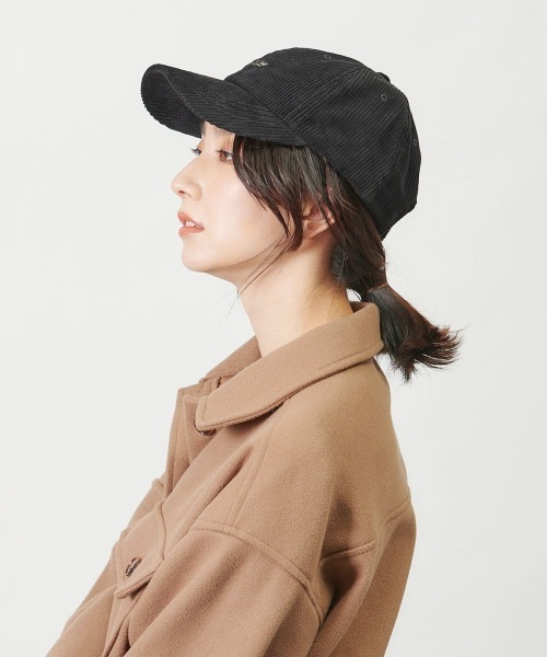CONVERSE（コンバース）の「CONVERSE CORDUROY CAP（キャップ・レディース・ブラック/ベージュ/アイボリー/サックスブルー・FREE）」の11枚目の写真