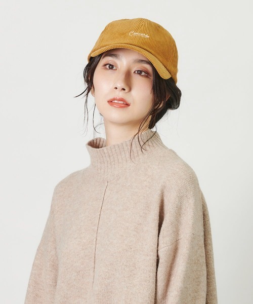 CONVERSE（コンバース）の「CONVERSE CORDUROY CAP（キャップ・レディース・ブラック/ベージュ/アイボリー/サックスブルー・FREE）」の18枚目の写真