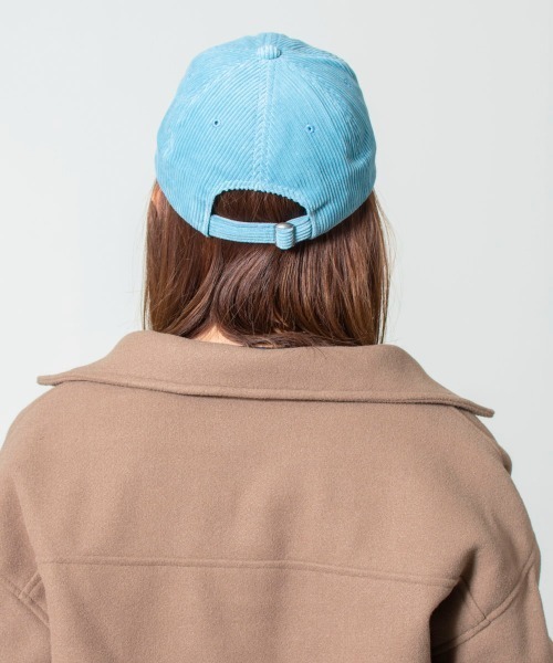 CONVERSE（コンバース）の「CONVERSE CORDUROY CAP（キャップ・レディース・ブラック/ベージュ/アイボリー/サックスブルー・FREE）」の7枚目の写真