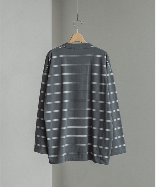 BORDER WIDE L/S-TEE（Tシャツ/カットソー）｜WYM LIDNM（ウィム