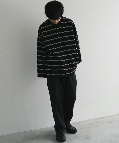 RODA NO BORDER Mサイズフットサルシャツ 長袖 黒 ルースイソンブラ/LUZ e SOMBRA ロングプラシャツ/SIDE LOGO L/S