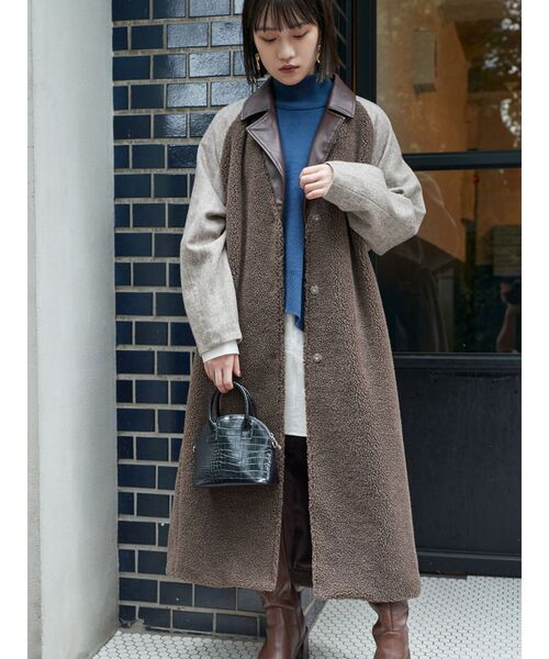 MURUA（ムルーア）の「ミニラウンドBAG（ハンドバッグ・レディース・ホワイト/ブラック/ブルー・FREE）」の4枚目の写真