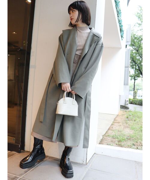 MURUA（ムルーア）の「ミニラウンドBAG（ハンドバッグ・レディース・ホワイト/ブラック/ブルー・FREE）」の10枚目の写真