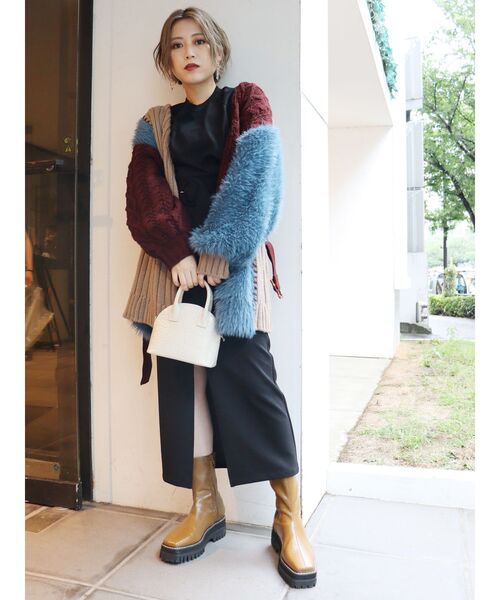 MURUA（ムルーア）の「ミニラウンドBAG（ハンドバッグ・レディース・ホワイト/ブラック/ブルー・FREE）」の13枚目の写真