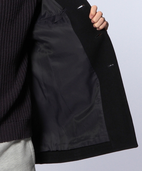 UNITED ARROWS(ユナイテッドアローズ)の「UAS ミリタリーシングルPコート(ピーコート・メンズ・ベージュ/ネイビー・X-SMALL/X-LARGE/LARGE/MEDIUM/SMALL)」の11枚目の写真