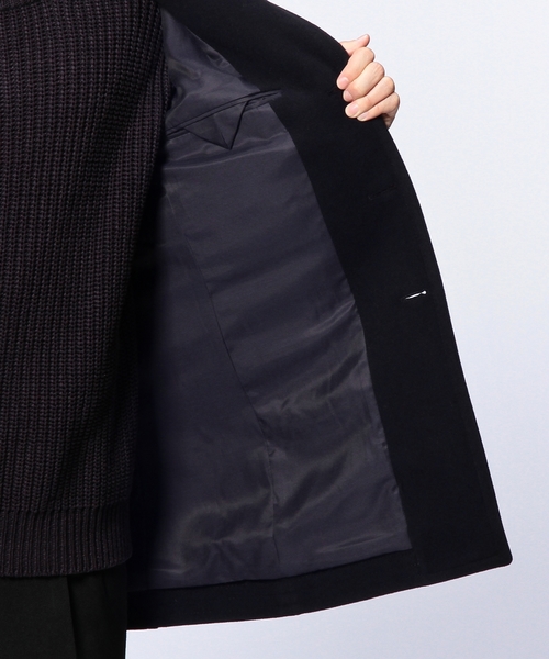 UNITED ARROWS(ユナイテッドアローズ)の「UAS ミリタリーシングルPコート(ピーコート・メンズ・ベージュ/ネイビー・X-SMALL/X-LARGE/LARGE/MEDIUM/SMALL)」の5枚目の写真