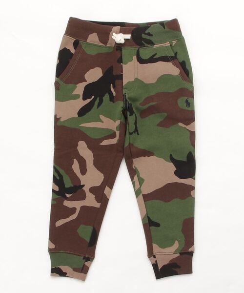 POLO RALPH LAUREN CHILDRENSWEAR（ポロ ラルフ ローレン チルドレンズウェア）の「カモ フリース ジョガー パンツ（スウェットパンツ・キッズ・グリーン・3/3T）」の3枚目の写真