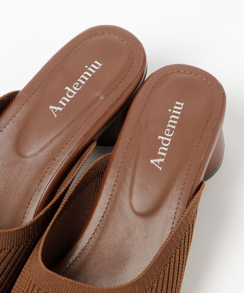 Andemiu（アンデミュウ）の「ニットミュール215848（その他シューズ・レディース・ブラック/ブラウン/アイボリー・SMALL/MEDIUM/LARGE）」の14枚目の写真