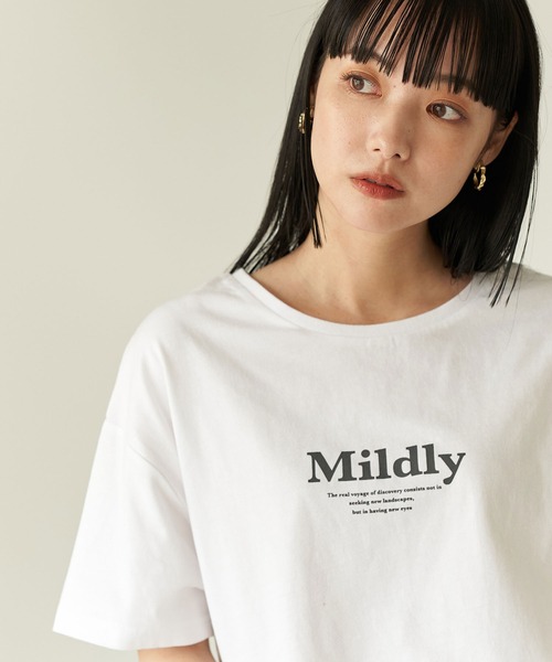 セール Mildlyロゴtシャツ Tシャツ カットソー Earth Music Ecology アースミュージックアンドエコロジー のファッション通販 Zozotown