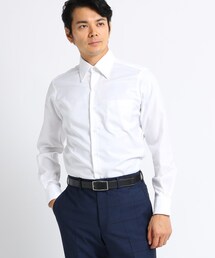 TAKEO KIKUCHI | 【Sサイズ～】市松紋柄 ビジネスシャツ(ビジネスシャツ)