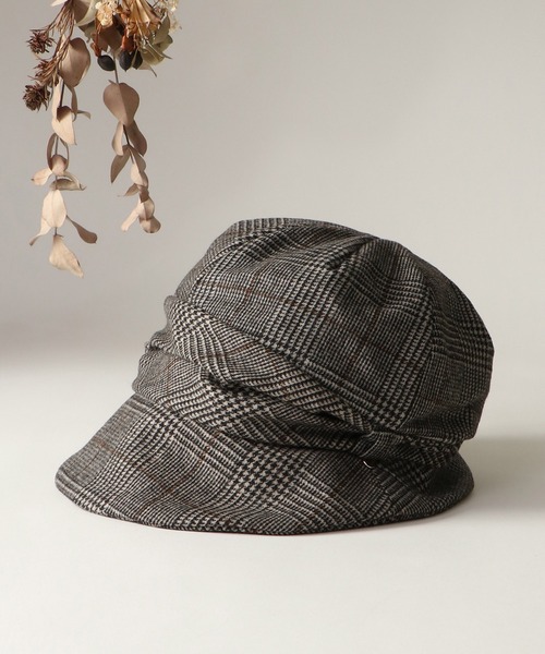 ikka（イッカ）の「ウールキャスクロッシェ（ハット・レディース・ブラック/ダークブラウン/ベージュ・FREE）」の3枚目の写真
