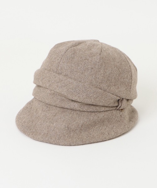 ikka（イッカ）の「ウールキャスクロッシェ（ハット・レディース・ブラック/ダークブラウン/ベージュ・FREE）」の5枚目の写真