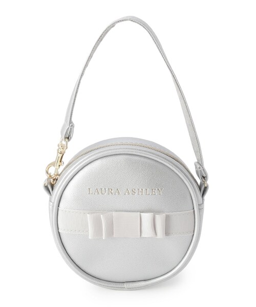 LAURA ASHLEY(ローラアシュレイ)の「フローラル柄 サークルケース付きマイバッグ(エコバッグ/サブバッグ・レディース・グレー系その他/ゴールド系その他/ピンク系・00)」の2枚目の写真
