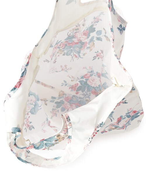 LAURA ASHLEY(ローラアシュレイ)の「フローラル柄 サークルケース付きマイバッグ(エコバッグ/サブバッグ・レディース・グレー系その他/ゴールド系その他/ピンク系・00)」の13枚目の写真