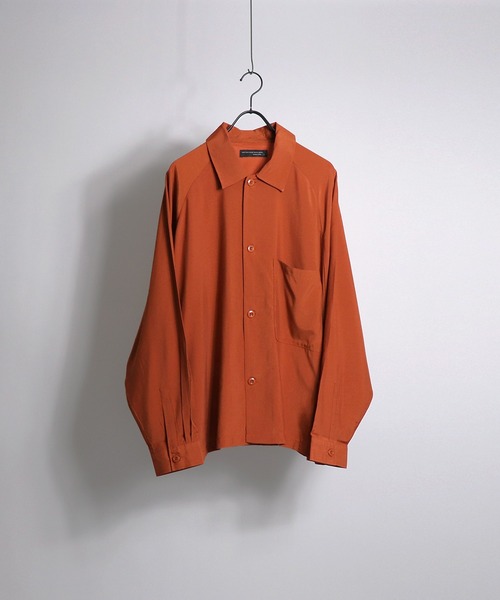 Confirm（コンファーム）の「Confirm / コンファーム LSラグランドルマンビッグシャツ（シャツ/ブラウス・メンズ・ホワイト/ブラック/オレンジ/ミント・M/L）」の8枚目の写真