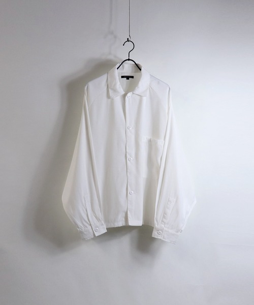 Confirm（コンファーム）の「Confirm / コンファーム LSラグランドルマンビッグシャツ（シャツ/ブラウス・メンズ・ホワイト/ブラック/オレンジ/ミント・M/L）」の5枚目の写真