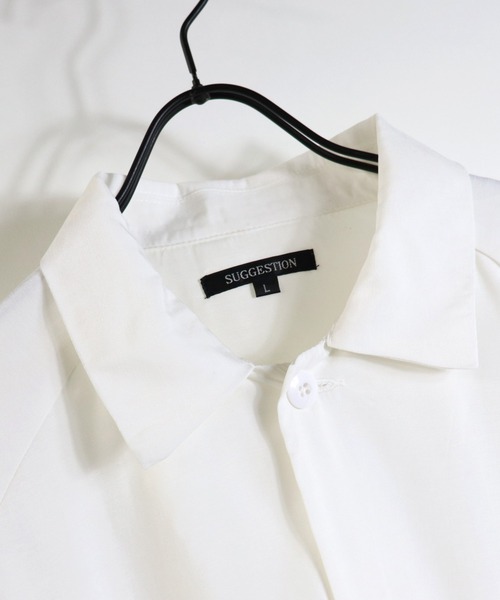 Confirm（コンファーム）の「Confirm / コンファーム LSラグランドルマンビッグシャツ（シャツ/ブラウス・メンズ・ホワイト/ブラック/オレンジ/ミント・M/L）」の13枚目の写真