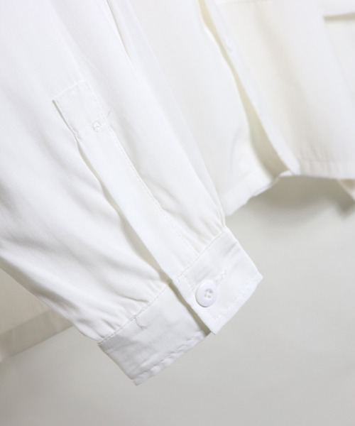 Confirm（コンファーム）の「Confirm / コンファーム LSラグランドルマンビッグシャツ（シャツ/ブラウス・メンズ・ホワイト/ブラック/オレンジ/ミント・M/L）」の10枚目の写真