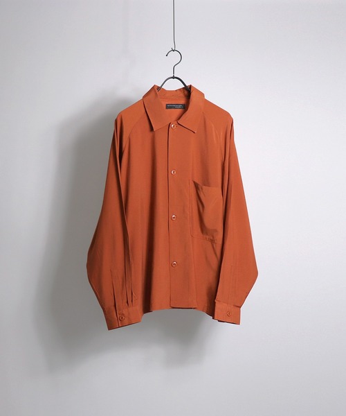 Confirm（コンファーム）の「Confirm / コンファーム LSラグランドルマンビッグシャツ（シャツ/ブラウス・メンズ・ホワイト/ブラック/オレンジ/ミント・M/L）」の14枚目の写真