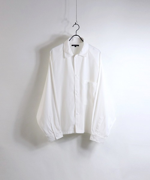 Confirm（コンファーム）の「Confirm / コンファーム LSラグランドルマンビッグシャツ（シャツ/ブラウス・メンズ・ホワイト/ブラック/オレンジ/ミント・M/L）」の18枚目の写真