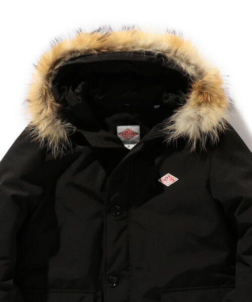 B:MING by BEAMS(ビーミングバイビームス)の「DANTON / フーテッド ダウンジャケット(ダッフルコート・メンズ・ブラック/グレー・SMALL/MEDIUM/LARGE)」の4枚目の写真