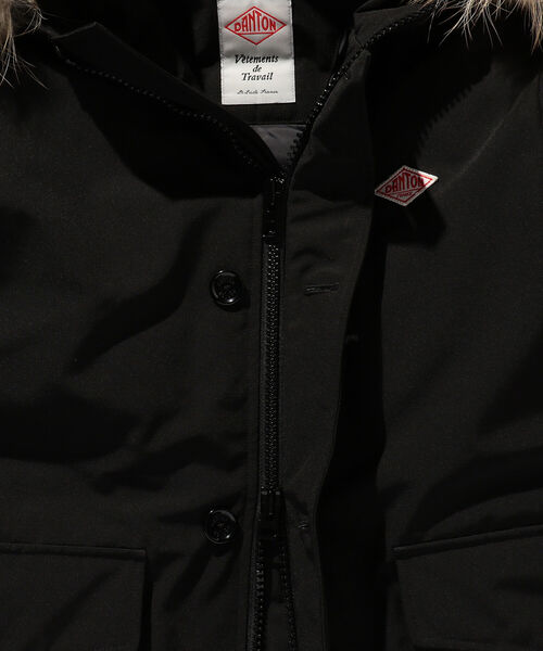 B:MING by BEAMS(ビーミングバイビームス)の「DANTON / フーテッド ダウンジャケット(ダッフルコート・メンズ・ブラック/グレー・SMALL/MEDIUM/LARGE)」の5枚目の写真