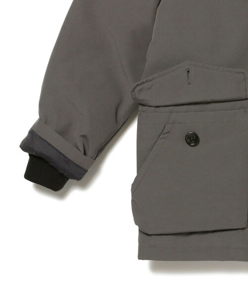 B:MING by BEAMS(ビーミングバイビームス)の「DANTON / フーテッド ダウンジャケット(ダッフルコート・メンズ・ブラック/グレー・SMALL/MEDIUM/LARGE)」の16枚目の写真