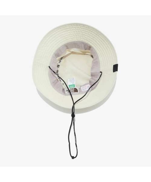 THE NORTH FACE（ザノースフェイス）の「THE NORTH FACE ザ・ノースフェイス / ナイロンサファリハット ECO BUCKET HAT バケットハット（ハット・メンズ・ブラック/アイボリー・M/L）」の13枚目の写真