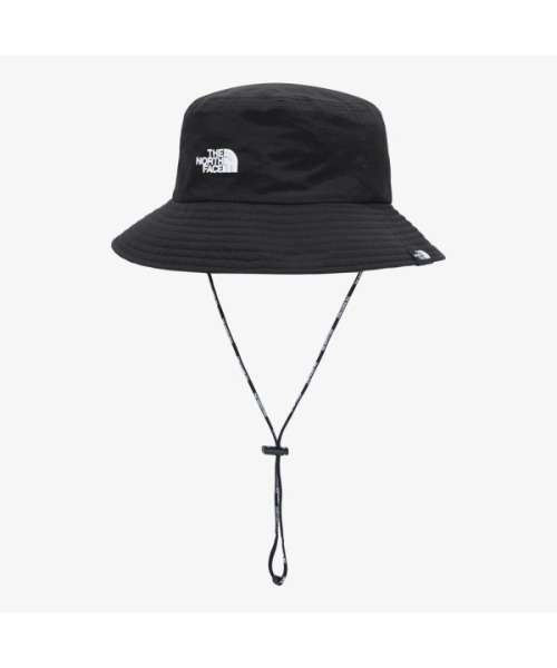 THE NORTH FACE（ザノースフェイス）の「THE NORTH FACE ザ・ノースフェイス / ナイロンサファリハット ECO BUCKET HAT バケットハット（ハット・メンズ・ブラック/アイボリー・M/L）」の19枚目の写真