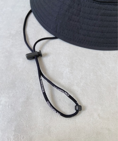 THE NORTH FACE（ザノースフェイス）の「THE NORTH FACE ザ・ノースフェイス / ナイロンサファリハット ECO BUCKET HAT バケットハット（ハット・メンズ・ブラック/アイボリー・M/L）」の9枚目の写真