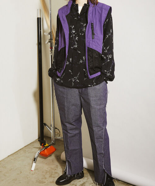 GLOSTER(グロスター)の「【BLAW×GLOSTER】 リメイク ミリタリーデニムパンツ(その他パンツ・メンズ・インディゴブルー・MEDIUM)」の5枚目の写真