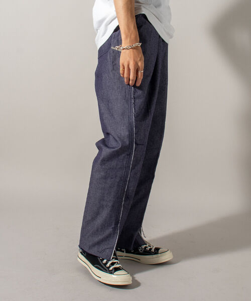 GLOSTER(グロスター)の「【BLAW×GLOSTER】 リメイク ミリタリーデニムパンツ(その他パンツ・メンズ・インディゴブルー・MEDIUM)」の7枚目の写真