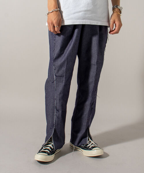 GLOSTER(グロスター)の「【BLAW×GLOSTER】 リメイク ミリタリーデニムパンツ(その他パンツ・メンズ・インディゴブルー・MEDIUM)」の8枚目の写真