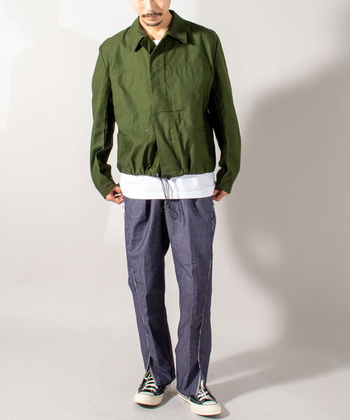 GLOSTER(グロスター)の「【BLAW×GLOSTER】 リメイク ミリタリーデニムパンツ(その他パンツ・メンズ・インディゴブルー・MEDIUM)」の12枚目の写真