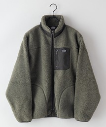 【OUTDOOR PRODUCTS/アウトドアプロダクツ】防風ボアスタンドブルゾン ワンポイントブランドロゴ ユニセックス