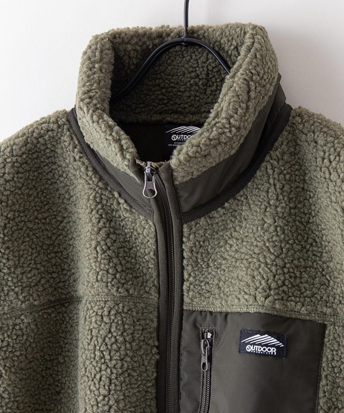 OUTDOOR PRODUCTS(アウトドアプロダクツ)の「【OUTDOOR PRODUCTS/アウトドアプロダクツ】防風ボアスタンドブルゾン ワンポイントブランドロゴ ユニセックス(ブルゾン・メンズ・オフホワイト/その他1/ベージュ/カーキ/アイボリー・SMALL/LARGE/X-LARGE/MEDIUM)」の21枚目の写真