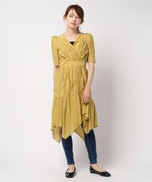 ブランド古着 Nine ナイン レディース のワンピース イエロー 黄色系 古着通販 Zozoused