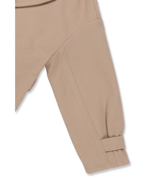 SPINNS(スピンズ)の「オーバーサイズフェイクウールトレンチコート(トレンチコート・レディース・ブラック/ベージュ/オレンジ/モカ・ONESIZE)」の17枚目の写真