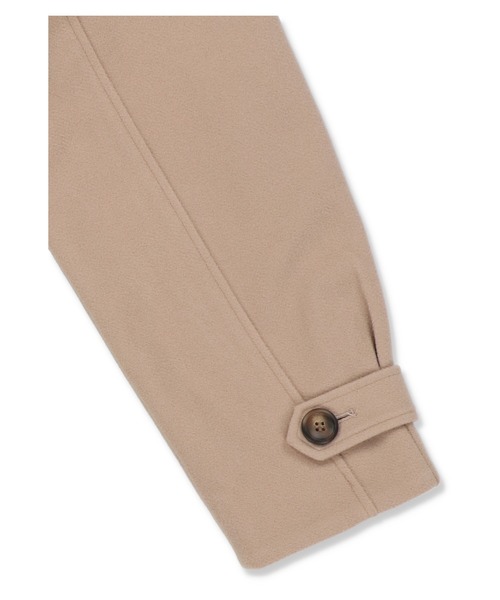 SPINNS(スピンズ)の「オーバーサイズフェイクウールトレンチコート(トレンチコート・レディース・ブラック/ベージュ/オレンジ/モカ・ONESIZE)」の19枚目の写真