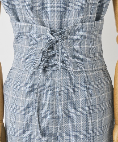 Seemi. byNICECLAUP（ シーミーバイナイスクラップ）の「コルセットサロペット（サロペット/オーバーオール・レディース・グレー/ブルー系その他/ホワイト系その他・FREE）」の7枚目の写真