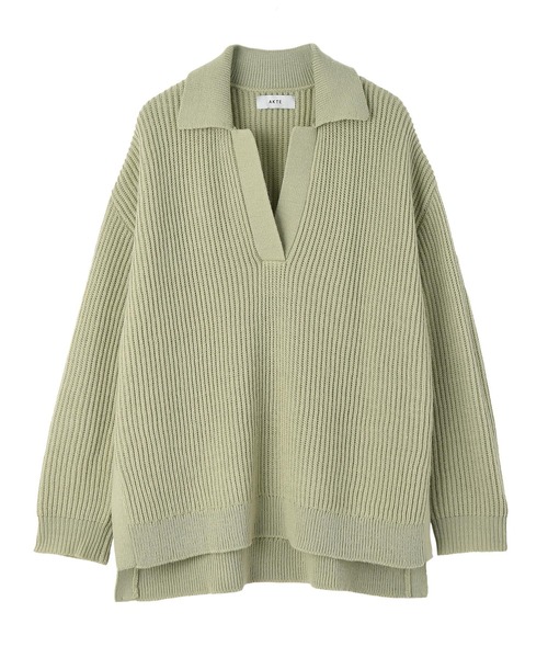 AKTE（アクテ）の「スキッパーニットプルオーバー（ニット/セーター・レディース・ピンク/グリーン・FREE）」の19枚目の写真