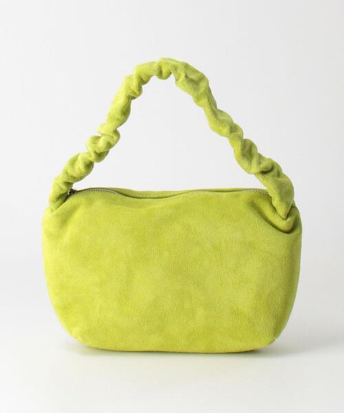 ELYSIR（エリジール）の「＜ELYSIR＞ギャザーハンドル ショルダーバッグ ◆（ショルダーバッグ・レディース・ライム/モカ・FREE）」の9枚目の写真