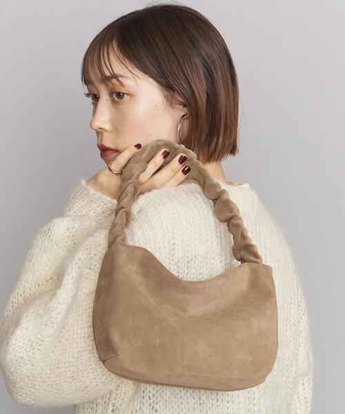 ELYSIR（エリジール）の「＜ELYSIR＞ギャザーハンドル ショルダーバッグ ◆（ショルダーバッグ・レディース・ライム/モカ・FREE）」の10枚目の写真