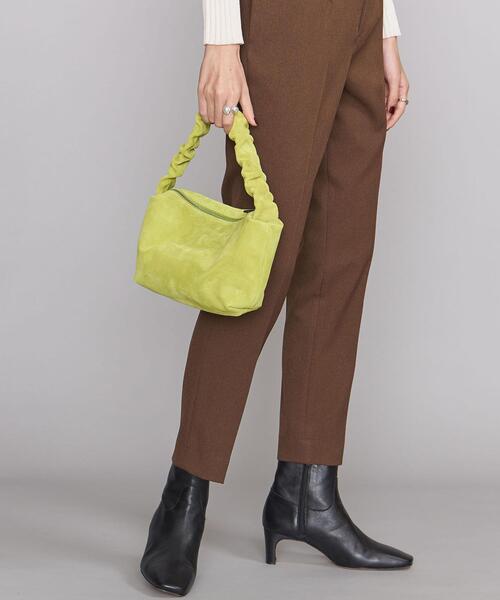 ELYSIR（エリジール）の「＜ELYSIR＞ギャザーハンドル ショルダーバッグ ◆（ショルダーバッグ・レディース・ライム/モカ・FREE）」の11枚目の写真