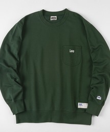 Lee | 【Lee/リー】ビックシルエット ミニロゴ刺繍 ワンポイント ポケット付き スウェット/プルオーバー(スウェット)