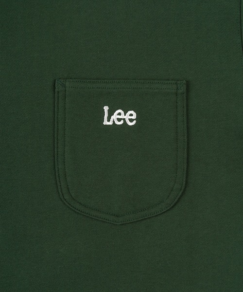 Lee(リー)の「【Lee/リー】ビックシルエット ミニロゴ刺繍 ワンポイント ポケット付き スウェット/プルオーバー(スウェット・メンズ・ホワイト/ダークグリーン/ダークブルー/ブラック・M/L/XL)」の8枚目の写真