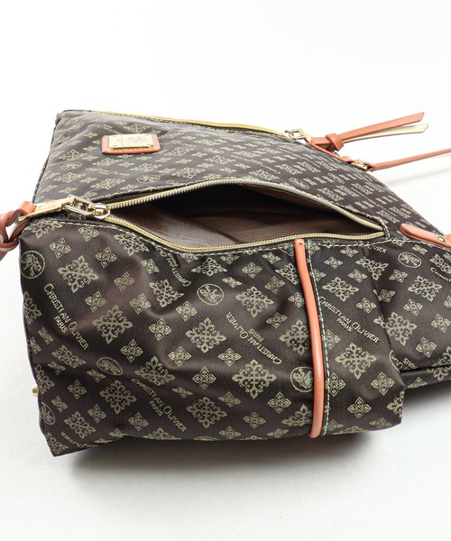 christian olivier(クリスチャンオリビエ)の「CHRISTIAN OLIVIER A4対応トートバッグ(トートバッグ・レディース・ネイビー/ブラウン/アイボリー/モカ・FREE)」の7枚目の写真