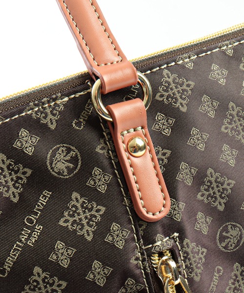 christian olivier(クリスチャンオリビエ)の「CHRISTIAN OLIVIER A4対応トートバッグ(トートバッグ・レディース・ネイビー/ブラウン/アイボリー/モカ・FREE)」の6枚目の写真