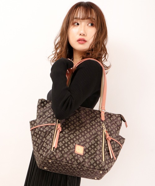 christian olivier(クリスチャンオリビエ)の「CHRISTIAN OLIVIER A4対応トートバッグ(トートバッグ・レディース・ネイビー/ブラウン/アイボリー/モカ・FREE)」の20枚目の写真